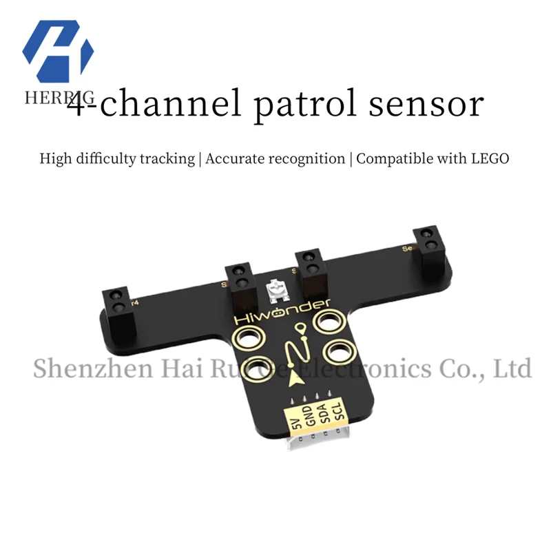 

4-channel tracking module line-following sensor intelligent car robot infrared tracking four-way recognition