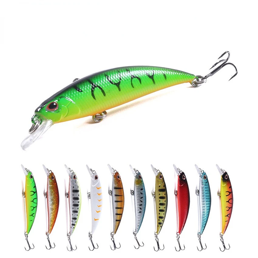 

Heavy surfer minnow 80MM Sinking Minnow Fishing Lure Artificial Bait Saltwater Hard Bait Pike Bass Fishing tackle lure fishing