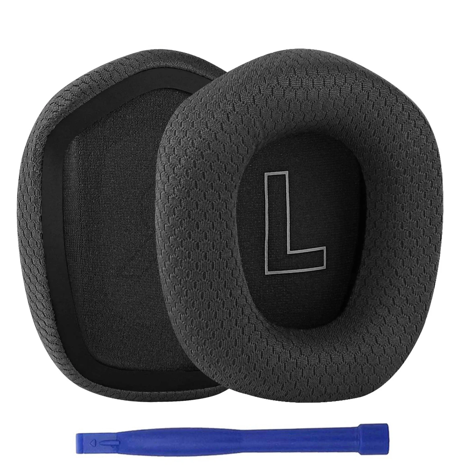 1Pair Replacement Mesh Fabric Earpads Ear Pads Cushion Headband Repair Parts For Logitech G733 G-733 G 733 Headphones Headsets