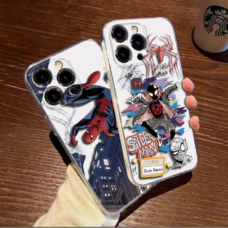 E29 spiderman Soft Case for Infinix Hot 20 20I 10i 10 11 11S NFC 9 Play Note 7 8 8I Zero X NEO