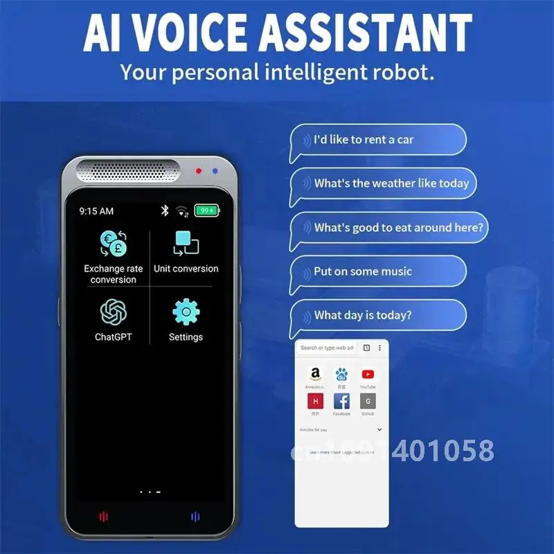 Z6 Voice Translator Device 138 Languages Real-time Recording Translation Intelligent Talking Translate Electronic Equipment