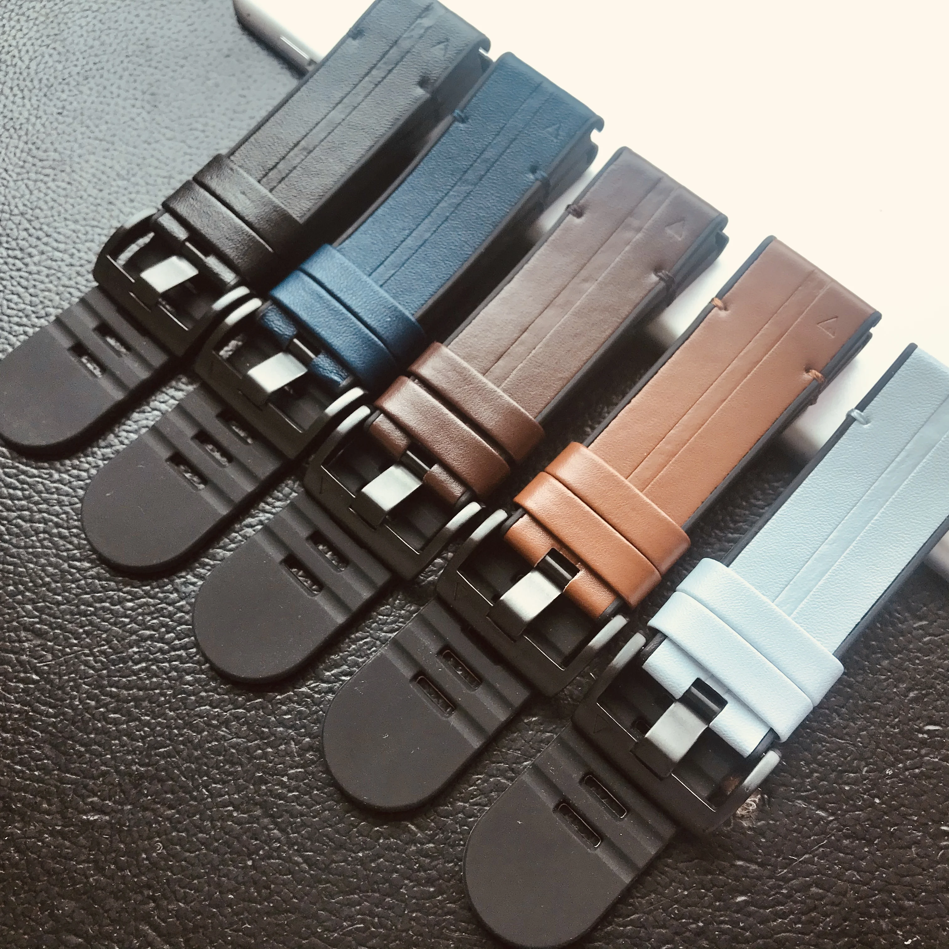 QuickFit 22 26mm Strap For Garmin Epix Gen 2 Leather+Silicone Band Fenix 8 E 7 7XPro 47mm 51mm 5X 6X 6 Enduro Bracelet Watchband view 6