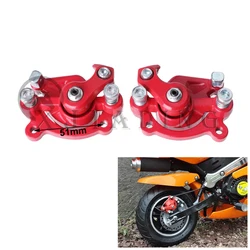 NEW Front Rear Disc Brake Caliper with Pads Fit For 43cc 47cc 49cc Mini Moto Kids ATV Quad Minimoto Dirt Pocket Bike Gas Scooter