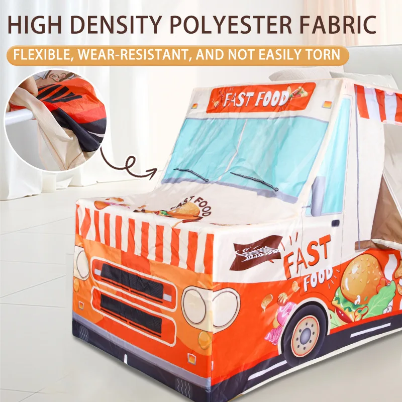 เต็นท์เด็กเล่นบ้านในร่มและกลางแจ้งผู้ชายและผู้หญิงรถของเล่นขนาดเล็ก House ครอบครัวที่ดีที่สุดของเล่น