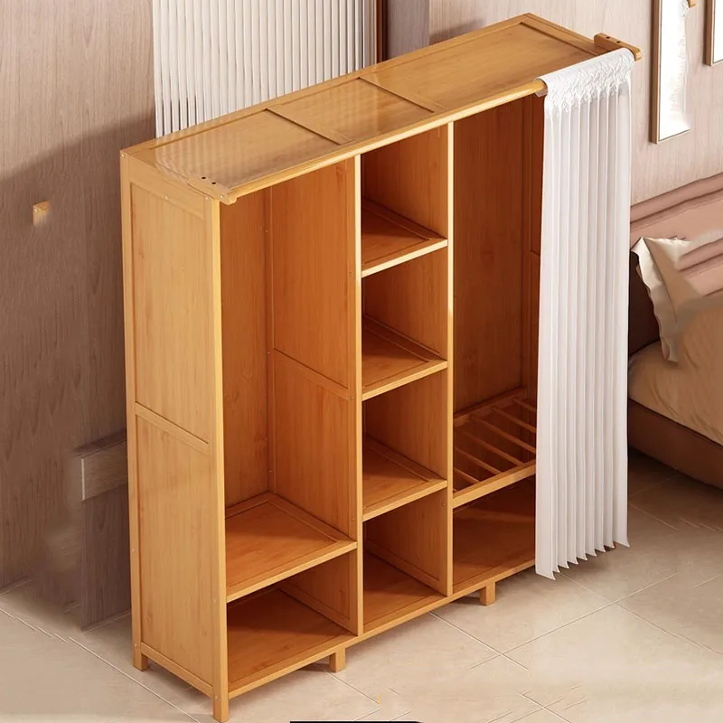 Garment Design Wardrobe Women Modern Storagemodern Evening Dress Wall Shelf Luxury Closet Wooden Archivadores Salon Furniture