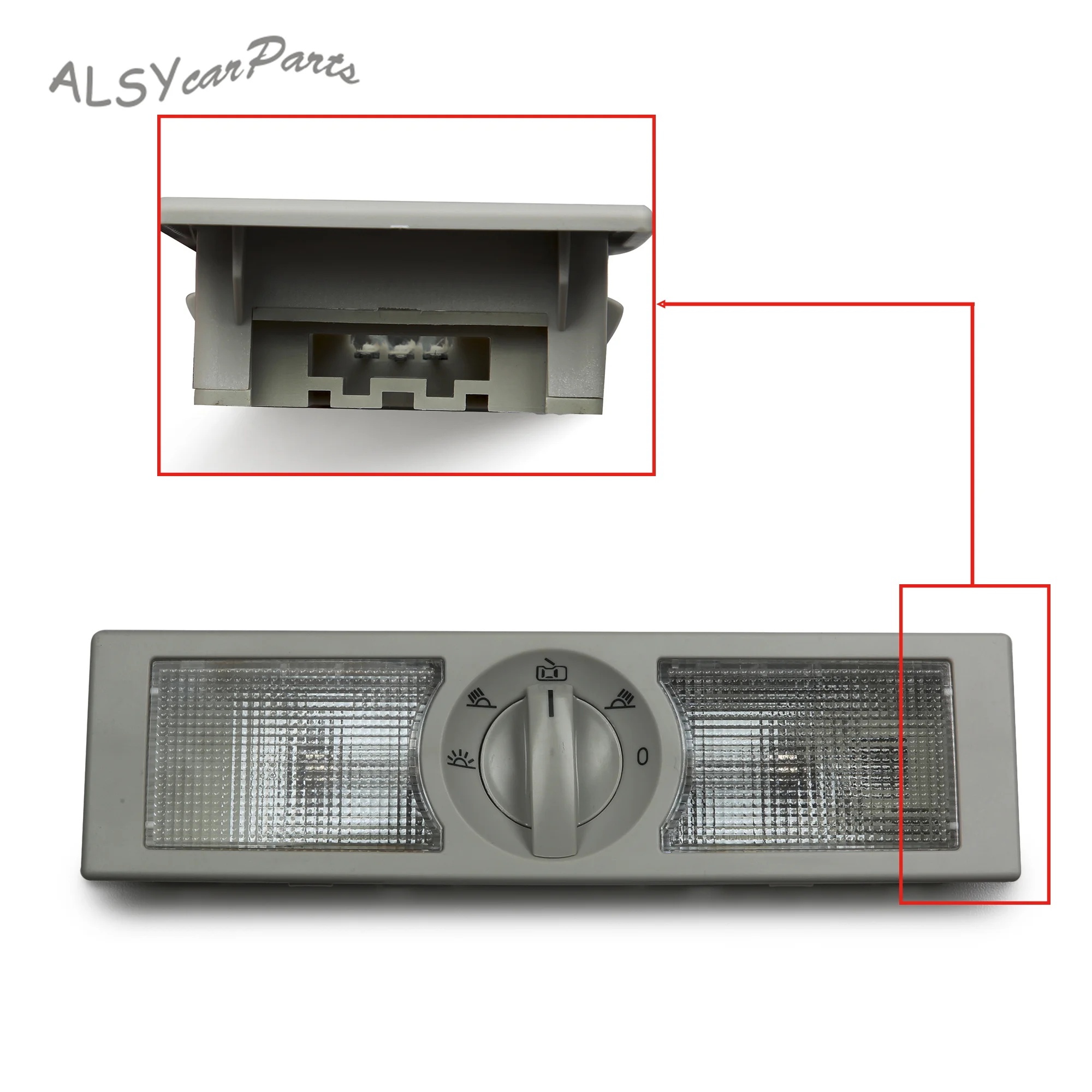 Interior Lighting Reading Light and Delay Closing Device Front/Rear 6Q0947291AY20 For VW Gol Sharan Touran Skoda Rapid Seat Leon