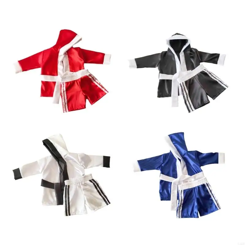 

54DF Infant Boxing Costume Photoshoot Attires Baby Photography Accessories Boxing Set