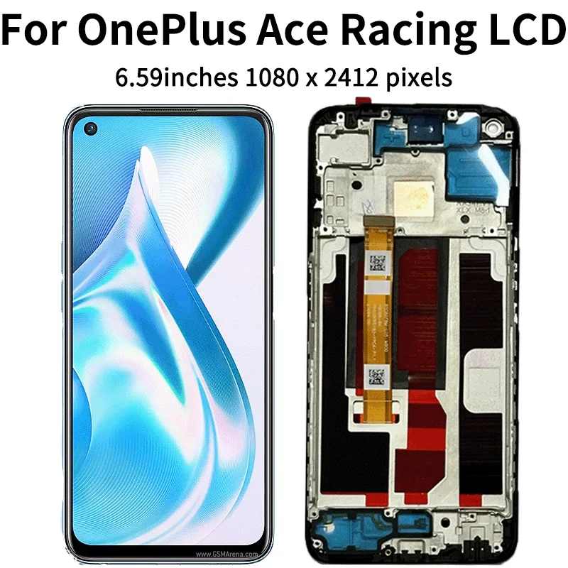 Ekran 6.59 cala do OnePlus Ace Racing PGZ110 Wyświetlacz LCD Ekran Dotykowy Digitizer Zamiennik Wyświetlacza do One Plus Ace Racing — zdjęcie produktu 3