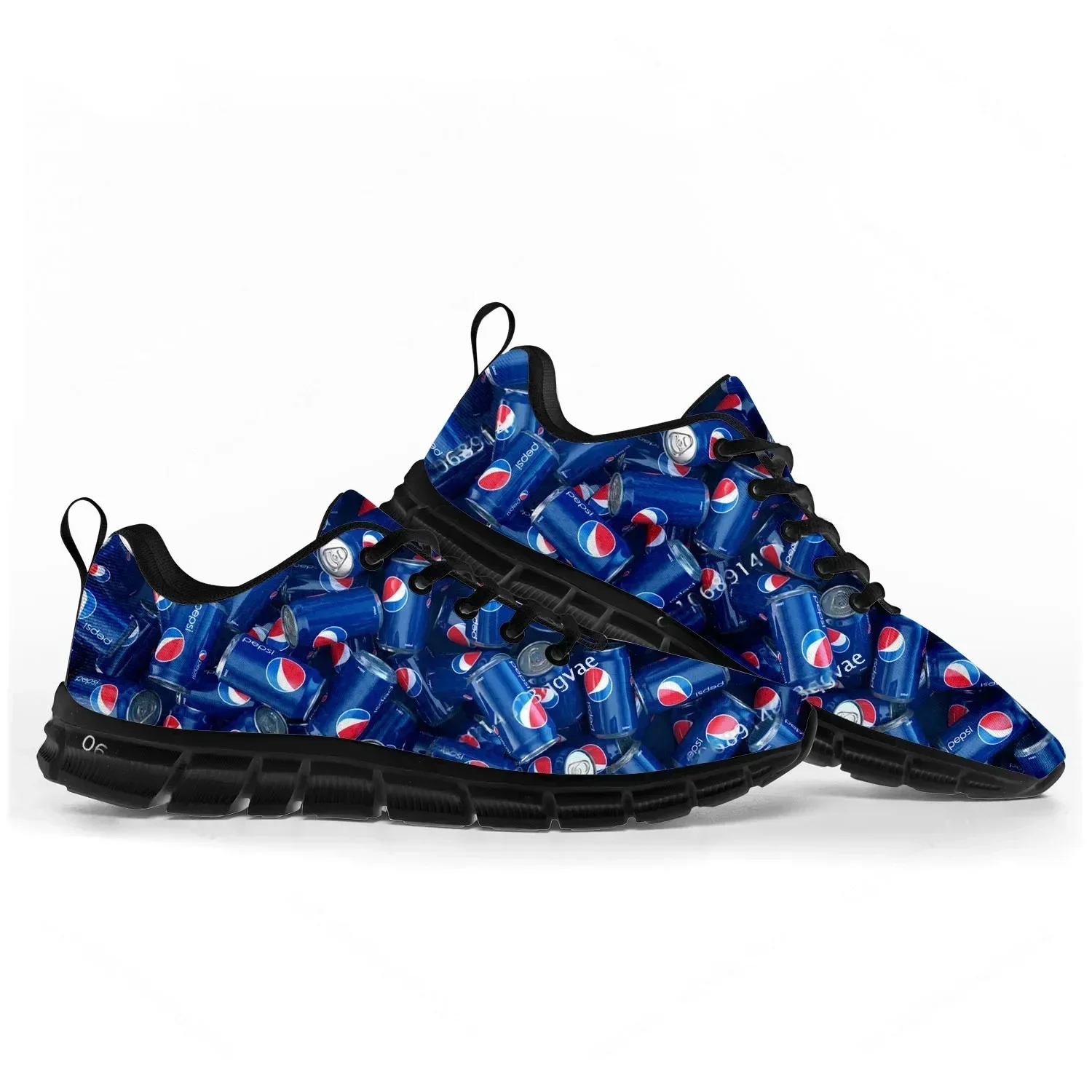 

P-Pepsi-Cola Sports Shoes Mens Womens Customized Sneakers Tailor-Made Shoe High Quality Couple Black