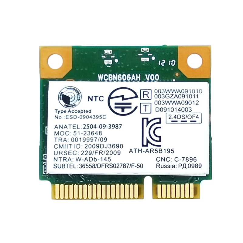 BNVN-بطاقات الشبكة اللاسلكية بلوتوث لينوفو G480 G580 G780 Y480 Y580 Z470 Z485 Z585 بطاقة شبكة الكمبيوتر المحمول