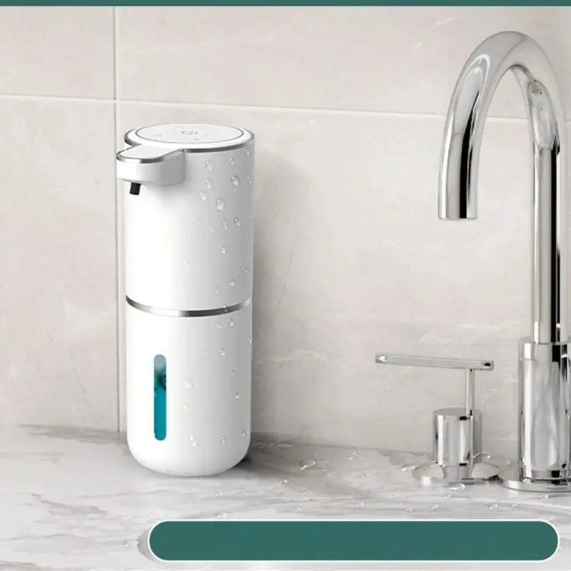 4 Levels Adjustable Automatic Foam Soap Dispenser Smart Sensor Liquid Soap Dispenser Auto Touchless Hand Sanitizer Machine 380ML