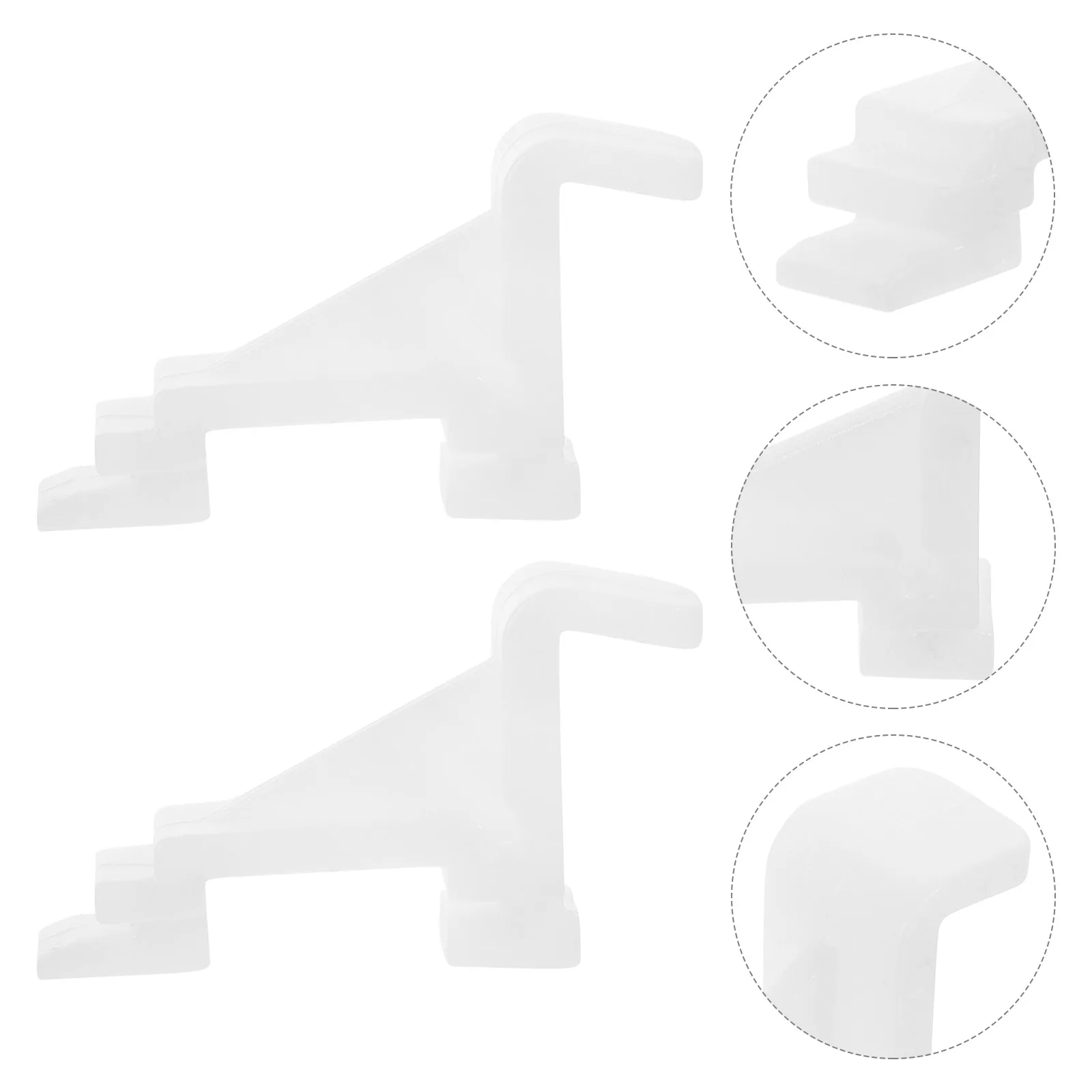 

10 Pcs Plastic Snap Hook Shelf Clip Appliance Heavy Duty Clips Cabinet for Fridge