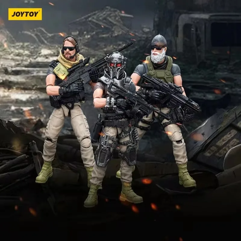 [IN STOCK]JOYTOY 1/18 Military Soldiers Action Figure Hardcore Coldplay Sack Mercenaries Kina Mercenaries Anime Collection Gift