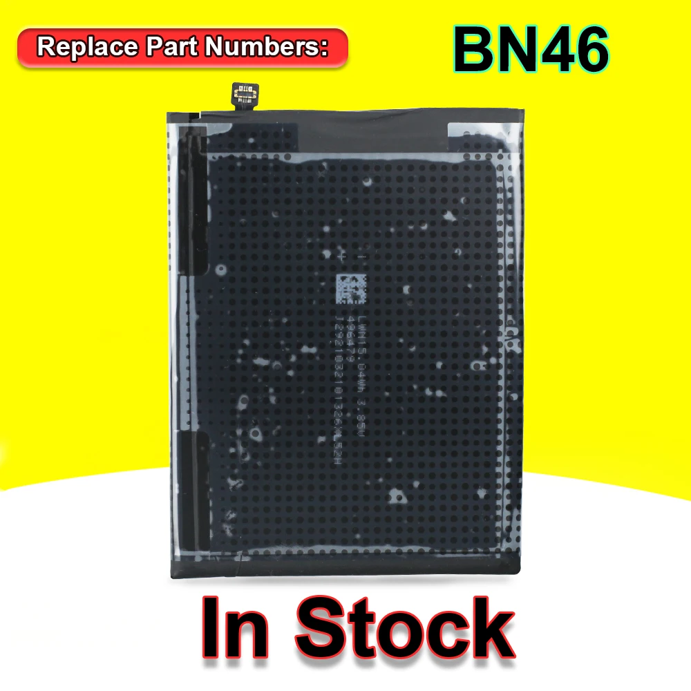 New 3900mAh BN46 Battery For Xiaomi Redmi Note 8 /Note 7  /Note 8T Phone Replacement With Tracking Number In Stock