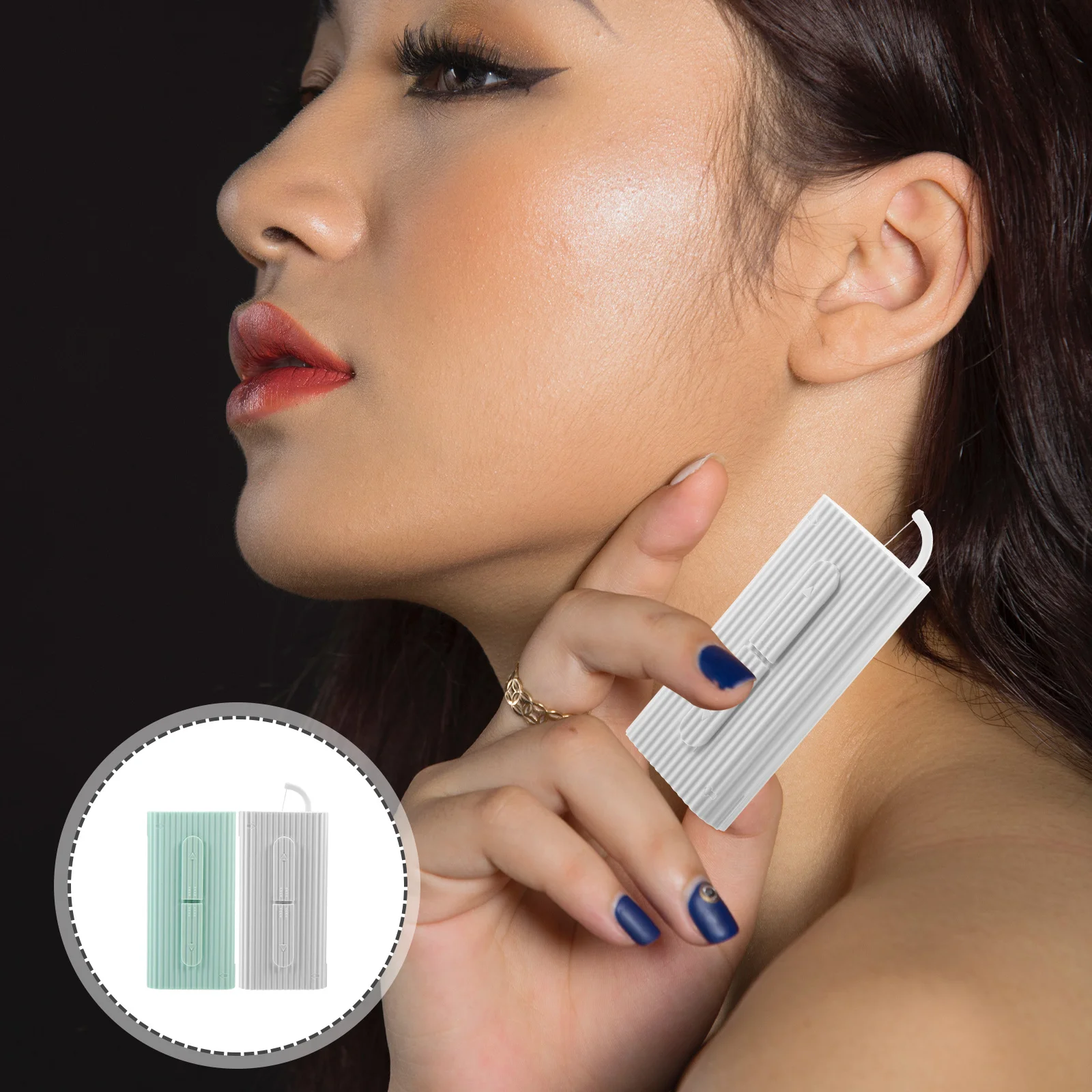 2 قطعة خيط تنظيف الأسنان يختار مقبض مريح مستقر إزالة حطام الطعام بين الأسنان المدمجة المتاح الخيط المنظم المحمولة