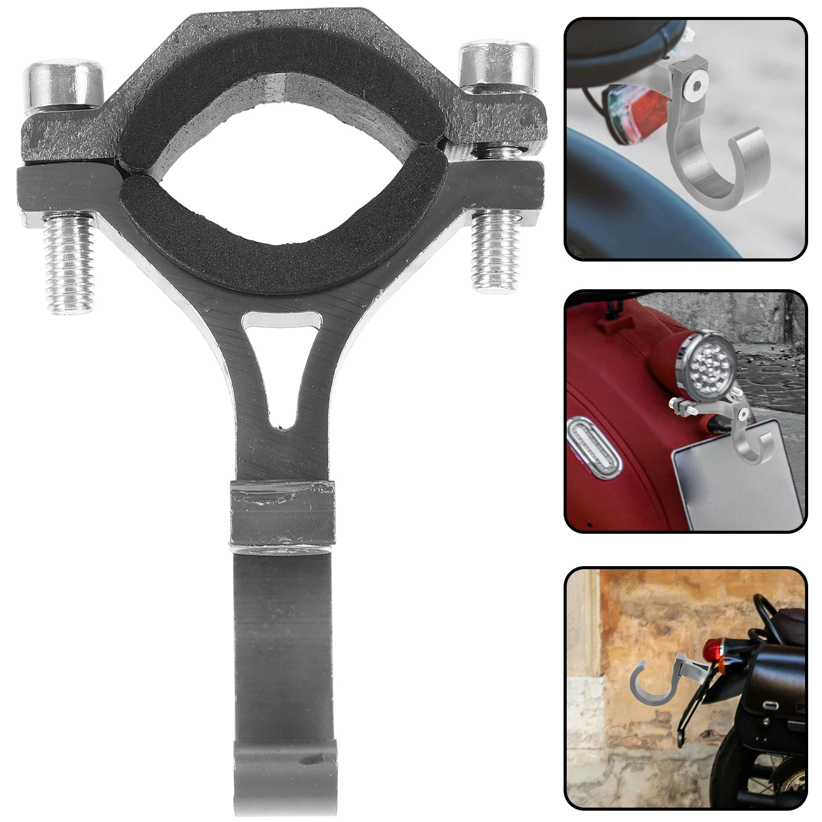 Универсальный алюминиевый крючок на руль мопеда