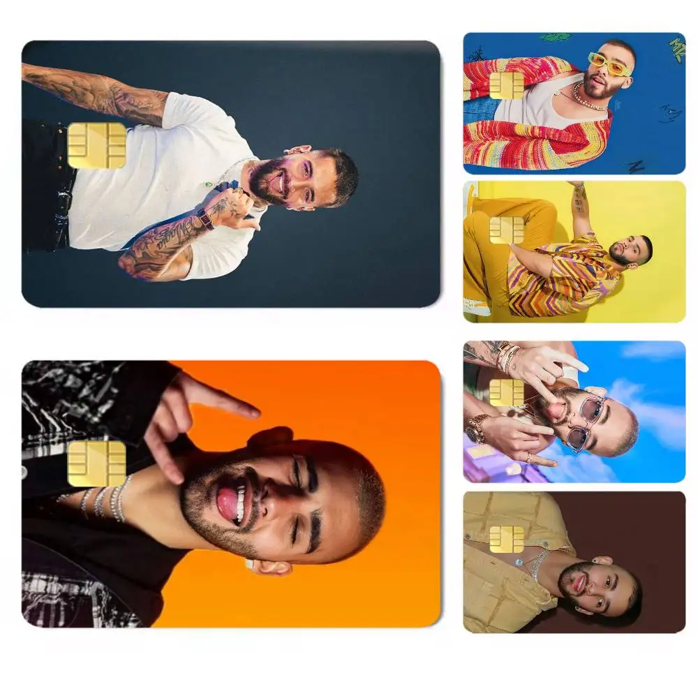 Maluma-a Pelon Credit Card HD Stickers Premium matte film effectively prevents fingerprints and daily abrasion.