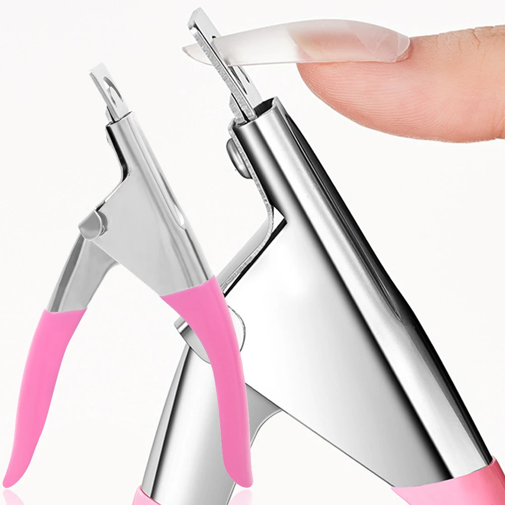 1PC False Nail Clipper Manicure Clamp Clippers Special Type U Word Cut False Manicure Tools Cut Clipper Nail Manicure Tools