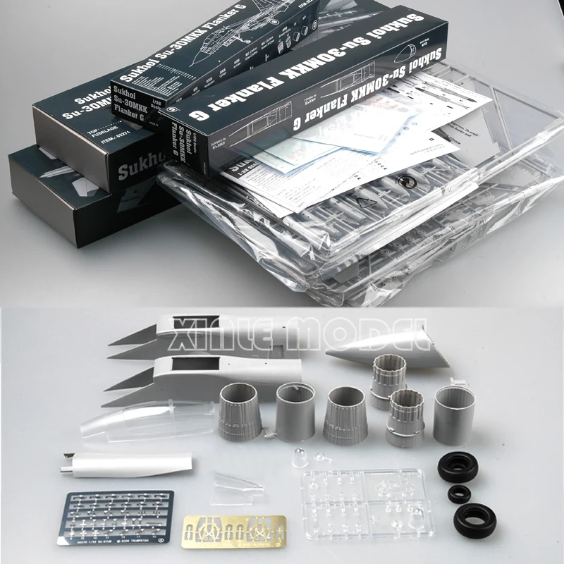 عازف البوق 02271 سوخوي Su-30 MKK Flanker-G مقاتلة 1/32 نموذج طائرة عدة