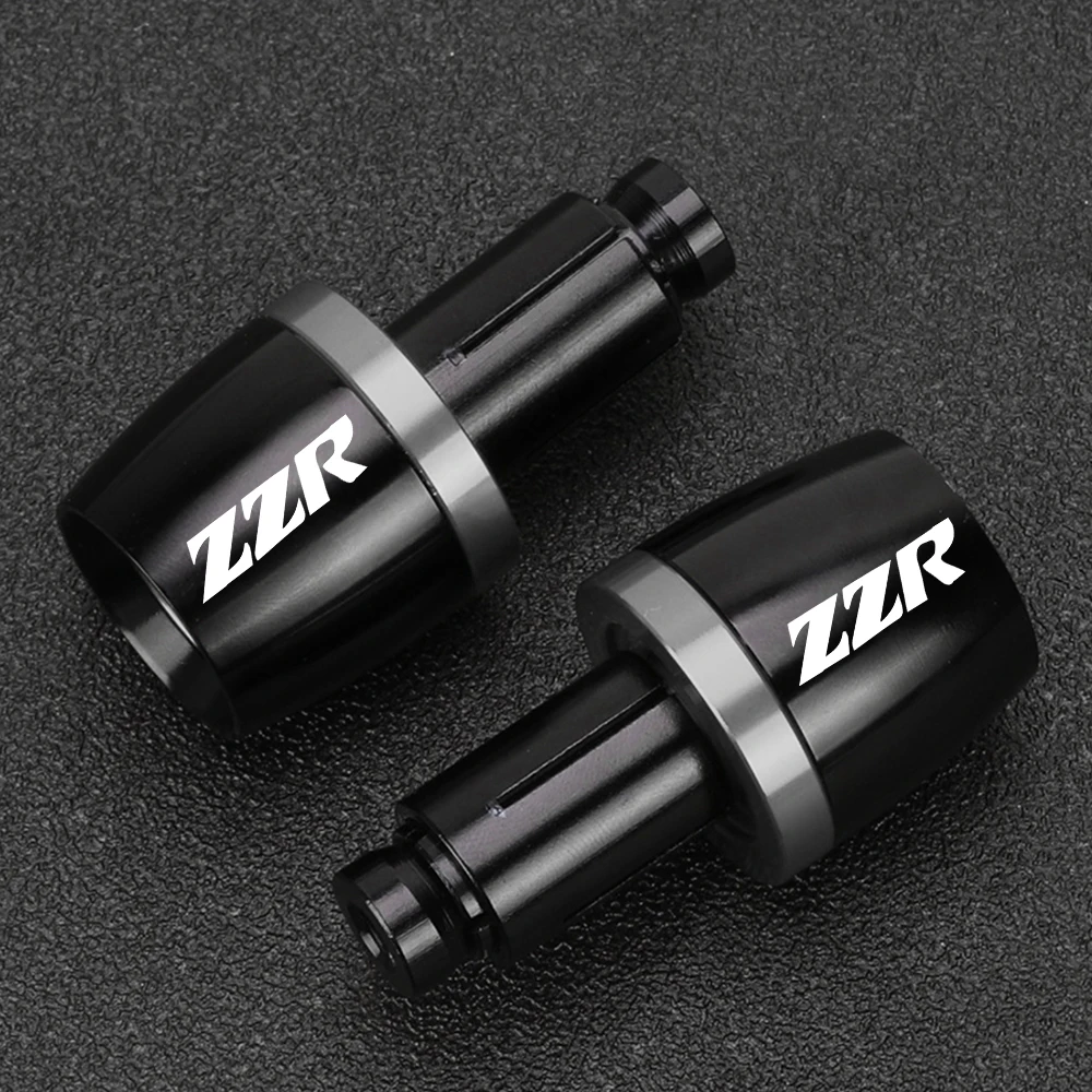 For KAWASAKI ZZR 250 600 1200 1400 ZZR250 ZZR600 ZZR1200 22mm Motorcycle Handlebar Grips Bar Ends Cap Handle Counterweight Plug