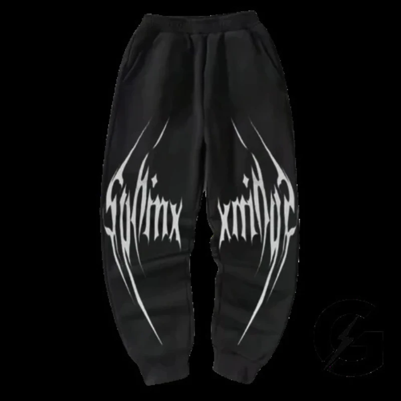 European and American Spring and Autumn Street Hip-hop Trend Punk Style Visual Design Sense The Cuff Asian Pants Men and Women
