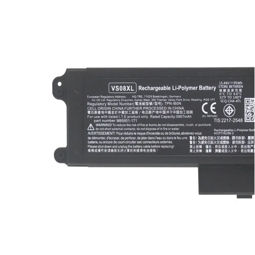 

VS08XL Laptop Battery For HP ZBook Fury 16 G9 G10 G11 TPN-IB0N/DB1F M86087-005 TPN-IB0N TPN-DB1F M85951-171 M86087-001