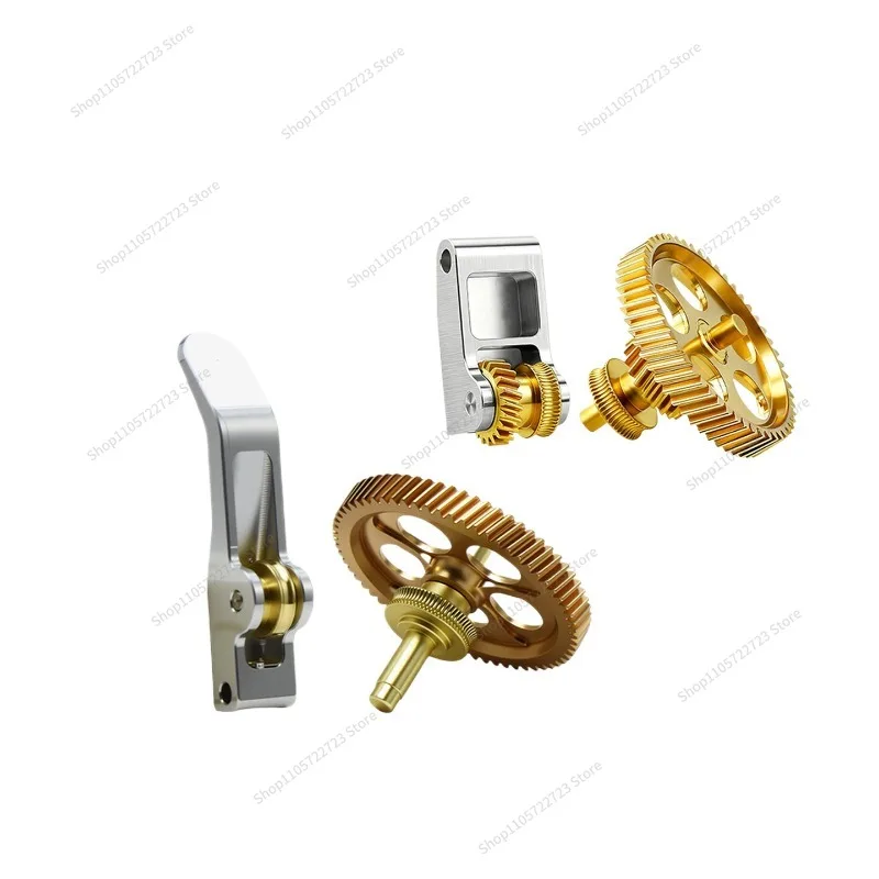 For X1/P1S/A1mini All-metal Extruder Hardened Steel DLC Nano-coated Helical Gear Feed Nozzle Head Kit