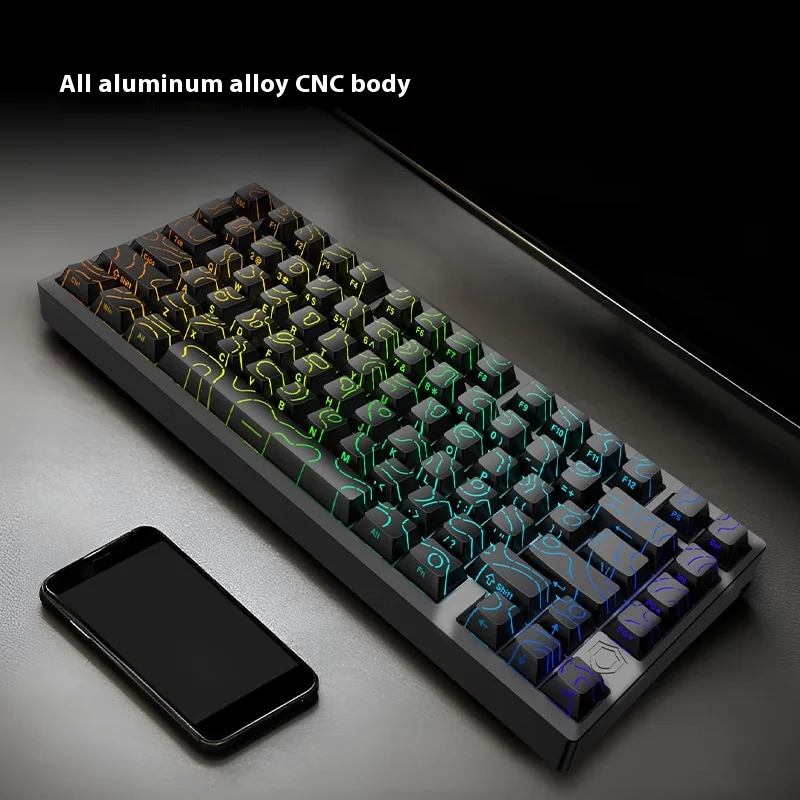 Irok Iyx Mg75 Pro Max لوحة المفاتيح الميكانيكية المغناطيسي التبديل Rgb الساخن مبادلة الألومنيوم Rt0.005 هيكل تفكيك سريع هدايا مخصصة