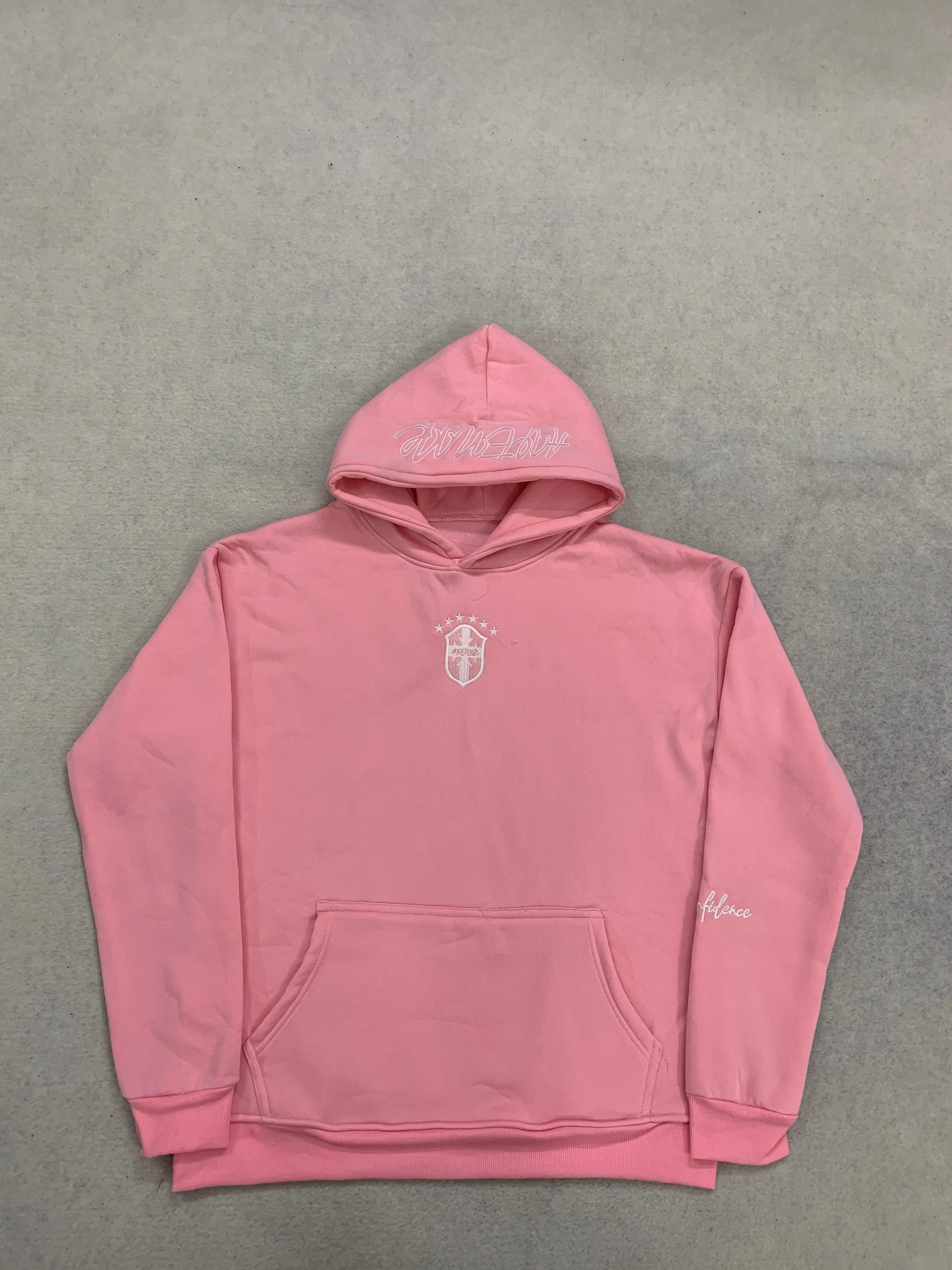 Mode und Freizeit Neuer Sportlicher Kapuzenpullover mit Fußballmannschafts-Stickerei Design Persönlicher Street-Style Pullover Unisex. – Detail 11