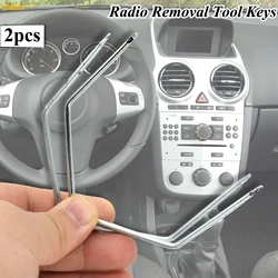 Outil d'installation de goupille de déverrouillage de clé, extracteur de radio stéréo CD, 2 pièces, Chevrolet Vectra Opel Corsa SachVectra Holden Astra