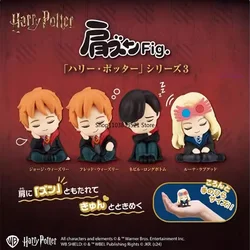 Original Harry Potter Gashapon Toy Fred Neville Longbottom Luna Sleep Series Capsule Toys Action Figure Model Desktop Decoration