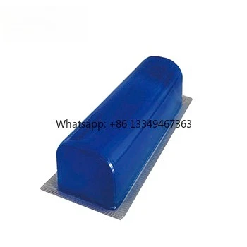 

Medical Semicircular Positioning Pad Blue Flat Bottom Chest Roll Gel Dome Positioners Model