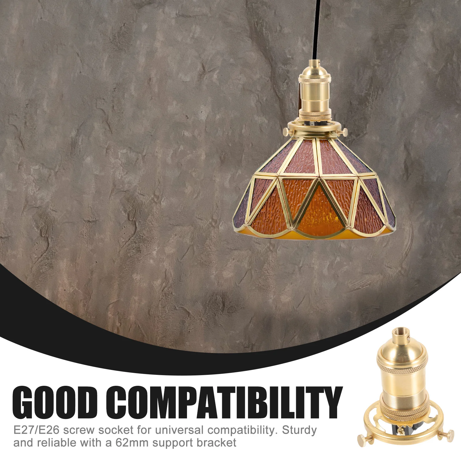 

Алюминиевый держатель лампы E27, металлическая цоколь для подвесного настенного потолочного светильника «сделай сам», ремонтный комплект, устойчивый к ржавчине уличный светильник