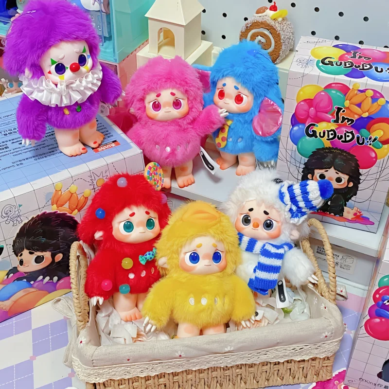 

New Original I'M Gududu ! ! Series Blind Box Vinyl Doll Backpack Pendant Decoration Keychain Doll Girl'S Birthday Surprise Gift