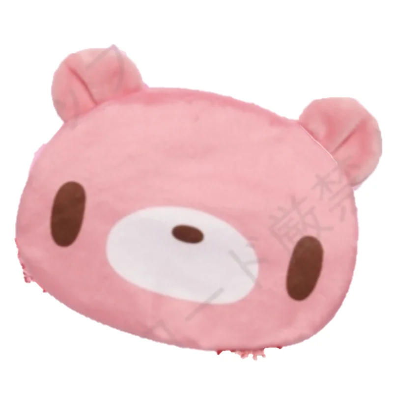 ของเล่นแคปซูลกาชาปองญี่ปุ่น IP4 รูปหมีตลก กระเป๋าใส่ของจุกจิก หน้าใหญ่ สีชมพู