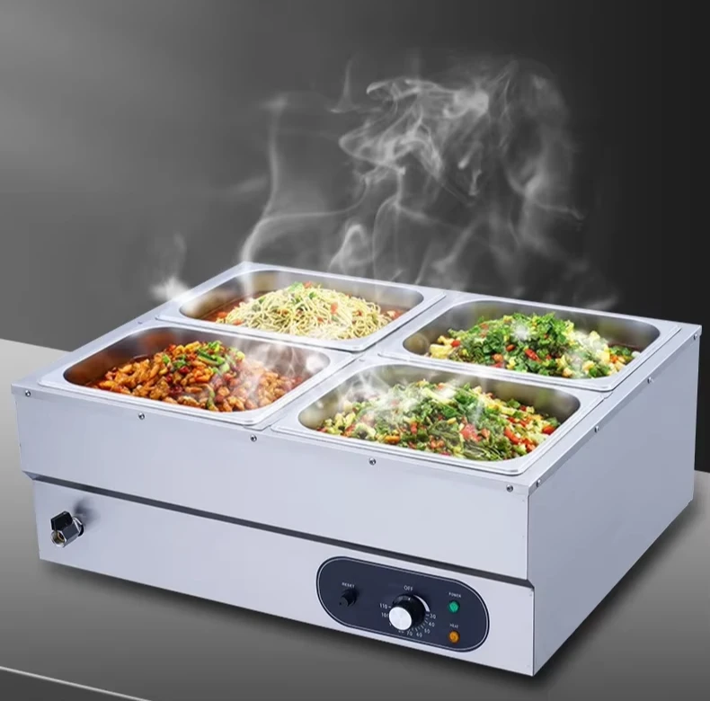 Fast food insulation table, commercial dining table, pastry vending machine, porridge hot dishes