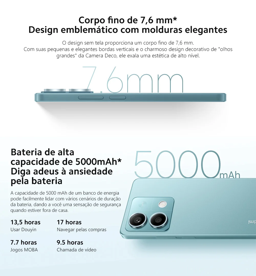 هاتف Xiaomi Redmi Note 13 5G Global Rom 8GB 128GB