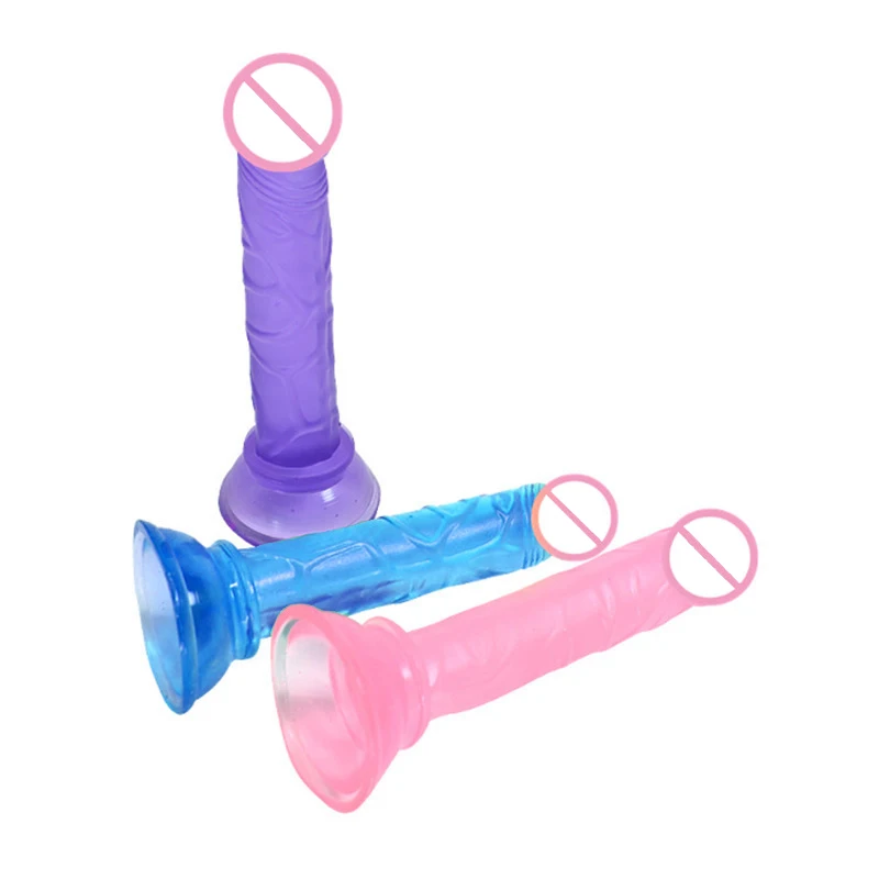 Realistische Dildo Mit Saugnapf Mini Gelee Dildos Sex Spielzeug für Frau Männer Gefälschte Dick Tragbare Penis Anal Butt Plug erotische Shop