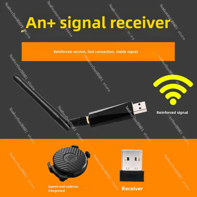 For ANT+USB Transmitter Receiver Speed Step Frequency Sensor Cycling Platform Upgrade Real-life Cycling