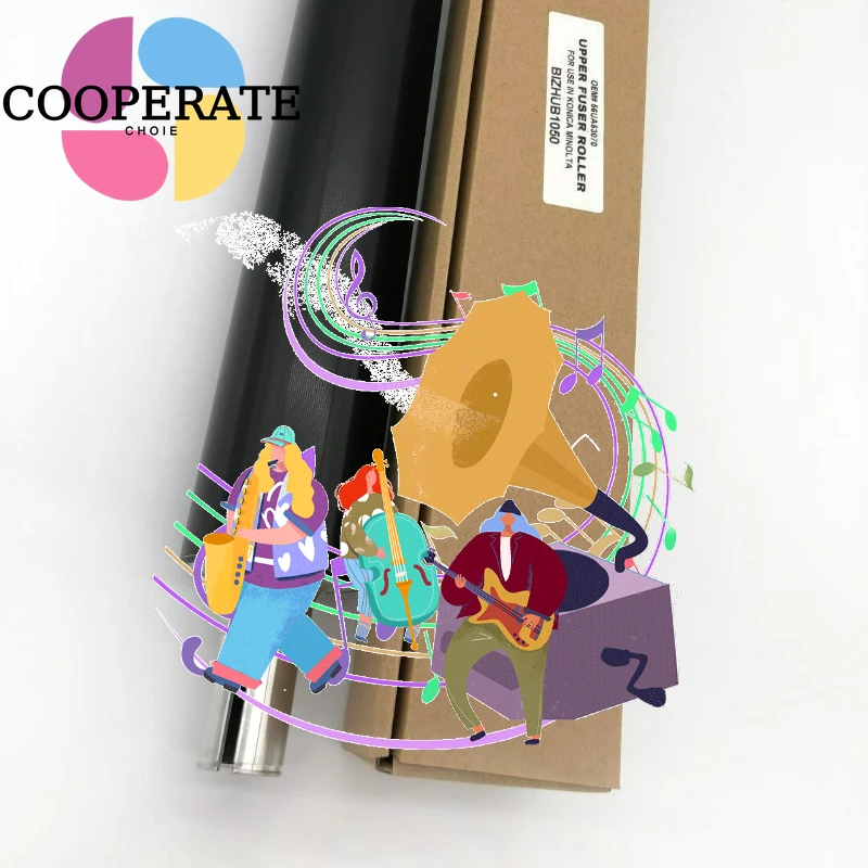 

1x A0G6730400 A0G6730411 Нагревательный ролик верхнего фьюзера для KONICA MINOLTA Bizhub Pro1051 1200 1200P 951 1052 1250 1250P