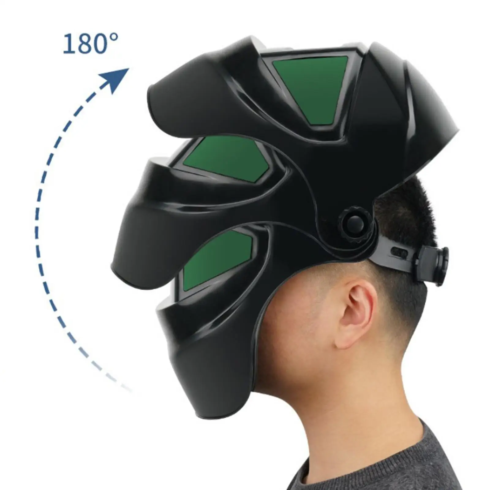 Welding Helmet Solar Powered Auto Darkening Hood With Adjustable Shade for MIG MMA Welder Mask