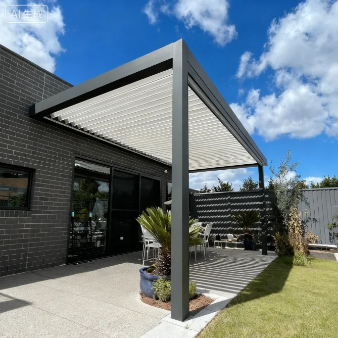 

Венецианская электрическая беседка из алюминиевого сплава, беседка на заказ, садовая беседка из алюминиевого сплава, уличная вилла, двор, беседка