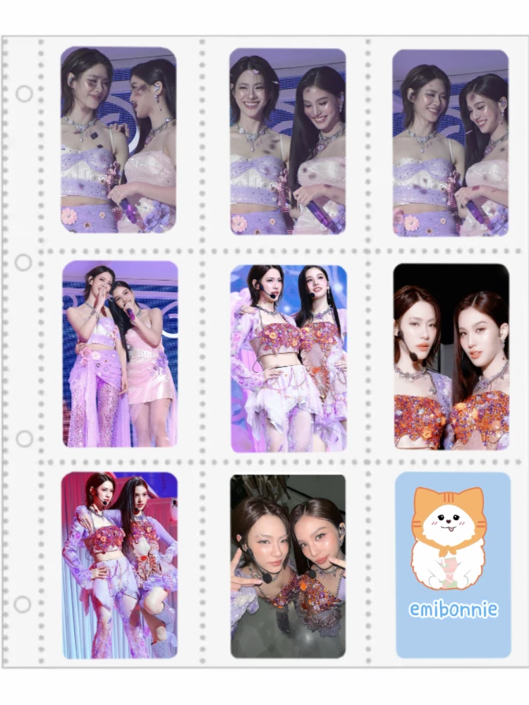 8 ピース/セット繰り返しなし Emibonnie Emiamily ボニー HD ポスタータイテレビ米国シリーズドラマ静止画写真両面印刷カード