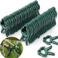 25Pcs Plant Fixed Clips Reusable Garden Greenhouse Bracket for Fixed Plants Vine Flower Seedling Stem Suppor t Garden Supplies