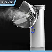 Handheld Portable Autoclean Inhale Nebulizer Mesh Atomizer Silent Inhaler Nebuliser Inhalator for Adult Kids Nebulizador Portati