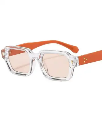 New Fashion Small Square Sunglasses For Women Men Modern Design Retro Double Color Frame Sun Glasses Shades UV400 Eyeglasses