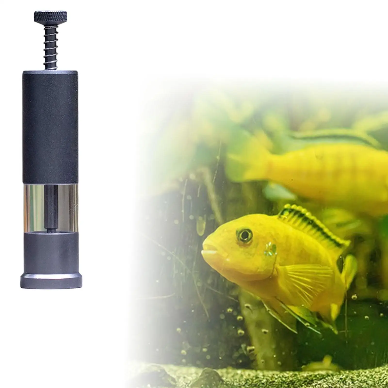 Fish Feeder Vingerdruk voor Cherry Shrimp Crystal Garnalen Dwerggarnalen