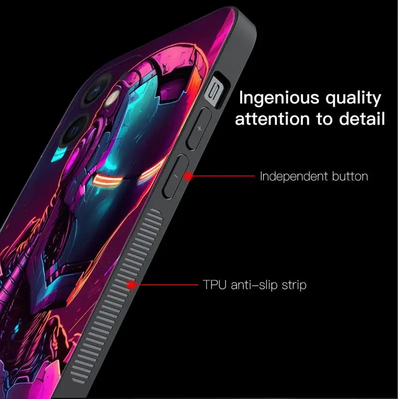 Phone Case For Apple iPhone 15 11 14 13 12 Pro Max 13 12 Mini XS XR X Silicone Cover Marvel Venom Spider Man Symbiosis Shell