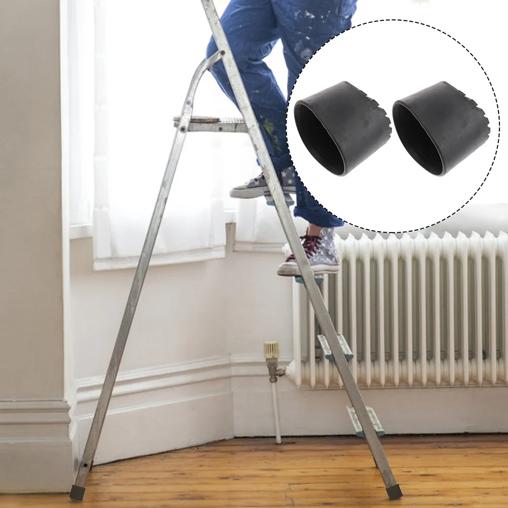 

2Pcs Ladder Foot Caps PVC Non-Slip Protective Cover Pad Anti-Corrosion Floor Protector Ladder Accessories Stabilizer Mat