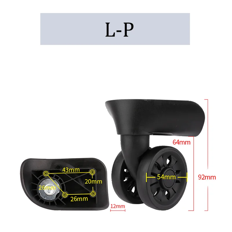 Applicable to Hongying L-P Luggage Wheel Accessories Pull Rod Box Universal Wheel Accessories Travel Box Pulley Wear Maintenance